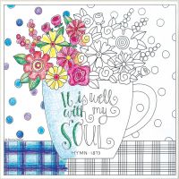 Plaque MDF It Is Well With My Soul (Pack of 2)