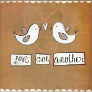 Plaque MDF Love One Another