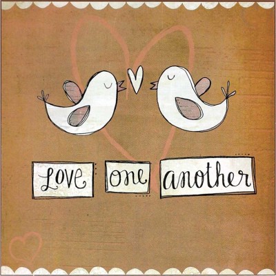 Plaque MDF Love One Another - 603799580748 - PLK1212-1752
