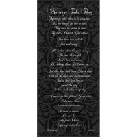 Plaque MDF Marriage Takes Three 12 x 12in. by Shevon Johnson 2pk