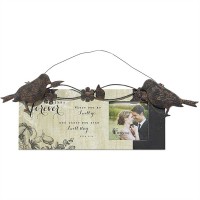 2pk -Plaque MDF/Metal Together Forever Ruth 1:16 (Pack of 2)