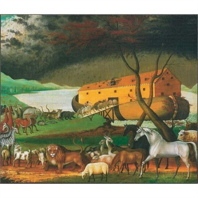 Plaque MDF Noah s Ark, 14 x 12" - Brown Edges - 603799087018 - PLK1412-1846