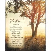 2pk -Plaque MDF Pastor (Pack of 2)