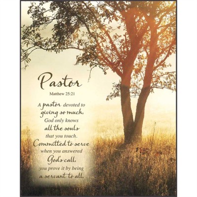 Plaque MDF Pastor Pack of 2 - 603799536431 - PLK810-124 Plaque MDF Pastor Pack of 2 - 603799536431 - PLK810-124