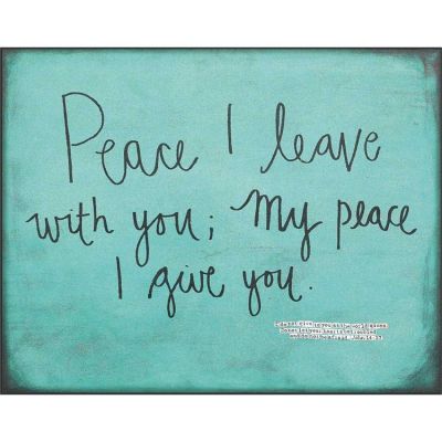Plaque MDF Peace I Give You - 603799448888 - PLK1114-100