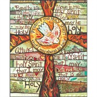 2pk -Plaque MDF Protect Me Holy Spirit 8 x 10" (Pack of 2)