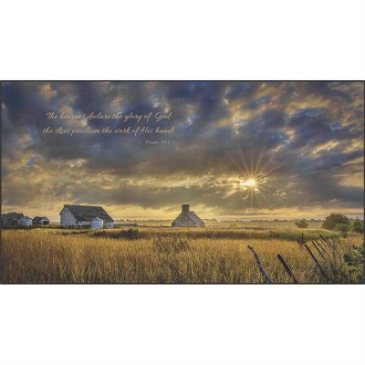 Plaque MDF Psalm 19:1 The Heavens Declare The Glory Of God - 603799531795 - PLK916-1279