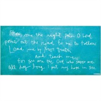 2pk -Plaque MDF Show Me The Right Path (Pack of 2)