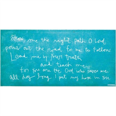 Plaque MDF Show Me The Right Path Pack of 2 - 603799428606 - PLK816-691