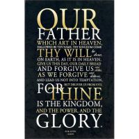 Plaque MDF The Lord's Prayer