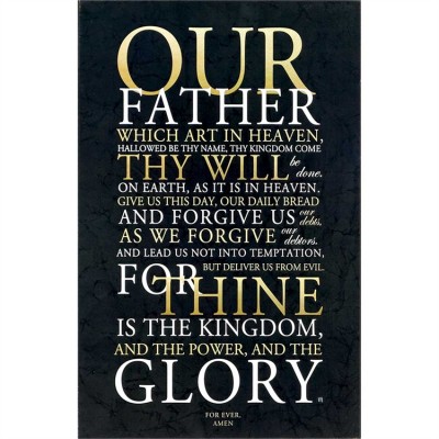 Plaque MDF The Lord s Prayer - 603799580656 - PLK1117-1732