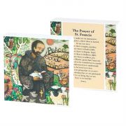 Plaque MDF The Prayer to St. Francis Double Sided (Pack of 2)