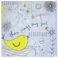 Plaque MDF Then Sings My Soul, 12 x 12in. - Lavender Edges Plaque MDF Then Sings My Soul, 12 x 12in. - Lavender Edges