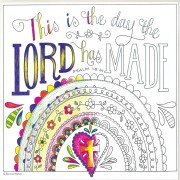 2pk -Plaque MDF This Is The Day Psalm 118:24 (Pack of 2)