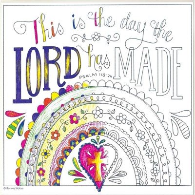 Plaque MDF This Is The Day Psalm 118:24 (Pack of 2) - 603799093576 - PLK88-161
