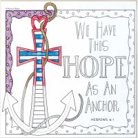 Plaque MDF We Have This Hope Hebrews 6:1 (Pack of 2)