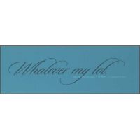 Plaque MDF Whatever My Lot It Is Pack of 2