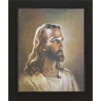 Plaque Medium Head Of Christ Framed Wall Art (pack Of 2)
