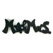 Plaque Metal Black Mr & Mrs