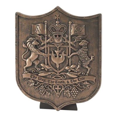 Plaque Resin Coat Of Arms 6" The Middle Ages (Pack of 2) - 603799586726 - PLQR-2008