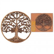 2pk -Plaque Resin Tree Of Life Box Acetate Lid with Verse - (Pack of 2)