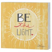 2pk -Plaque Wall- Be The Light by Lorilynn Simms (Pack of 2)