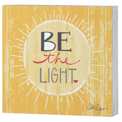 Plaque Wall- Be The Light by Lorilynn Simms (Pack of 2) - 603799006040 - PLKWW-2 Plaque Wall- Be The Light by Lorilynn Simms (Pack of 2) - 603799006040 - PLKWW-2