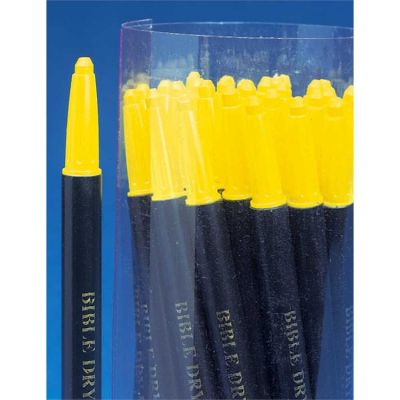 Plastic Dry Highlighter Yellow Pack of 36 - 603799363990 - MARK-12