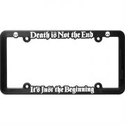 Plastic License Plate Frame Death Is Not The (pack Of 3)