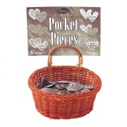 Pocket Reminder Zinc Alloy Heart Coin-assorted (Pack of 48)