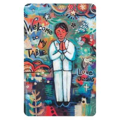 Prayer Card Welcome To My Table Boy (Pack of 12) - 603799125413 - BKMPK-123 Prayer Card Welcome To My Table Boy (Pack of 12) - 603799125413 - BKMPK-123