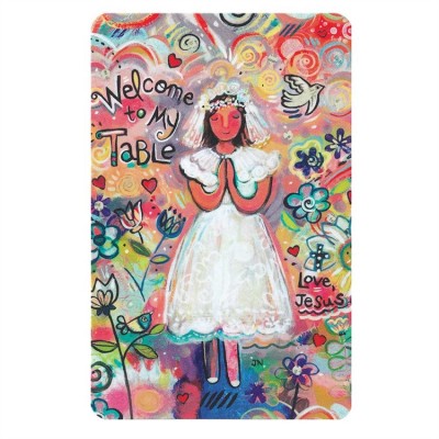 Prayer Card Welcome To My Table Girl (Pack of 12) - 603799125390 - BKMPK-122