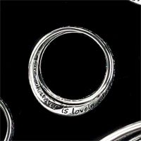 Ring Double Silver Plated Philippians 4:8