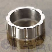 Ring G E A R S (Grow Exalt Ask Receive Serve) Steel Pack of 2
