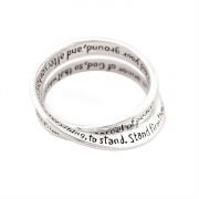 Ring Silver Plated InspiRing Double Ep6:13/