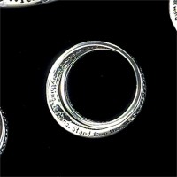 Ring Silver Plated InspiRing Double Ephesians 6:13