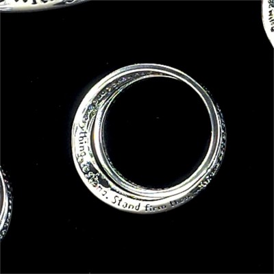 Ring Silver Plated InspiRing Double Ephesians 6:13/Size 6 - 714611163152 - 35-4430