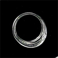 Ring Silver Plated InspiRing Double Psalm 23