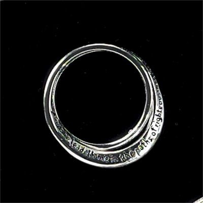 Ring Silver Plated InspiRing Double Psalm 23/Size 7 - 714611163107 - 35-4425