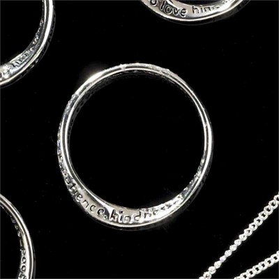 Ring Silver Plated InspiRing Galatians 5:22 Size 5 - 714611157809 - 35-5443