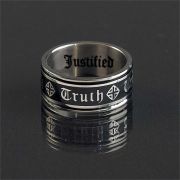 Ring Stainless/Black Truth