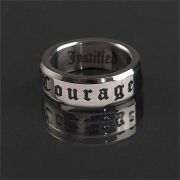 Ring Stainless Steel Courage Band