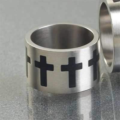 Ring Stainless Steel Horizontal/Cross Size 12 Pack of 2 - 714611154815 - 32-9229