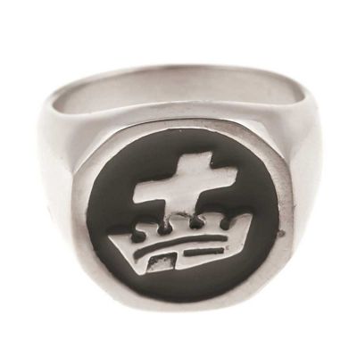 Ring Stainless Steel Revelation 3:11 Size 11 Pack of 2 - 714611181095 - 32-9519