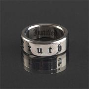 Ring Stainless Steel Truth Band