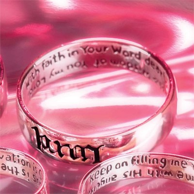 Ring Sterling Silver Lord/Pray Size 7 - 714611124788 - 73-4507