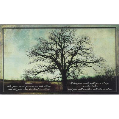 Roots Grow Down-Let Your Roots Grow Colossians 2:7 Wall Plaque - 603799229548 - SPLK2213-220