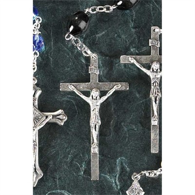 Rosary Beads Black Wood 6mm Deluxe Box - 714611096290 - 32-0819 Rosary Beads Black Wood 6mm Deluxe Box - 714611096290 - 32-0819