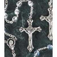 Rosary Beads Crystal Aurora Borealis 5mm Box