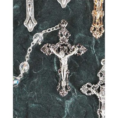 Rosary Beads Crystal Aurora Borealis 7mm Deluxe Box - 714611089049 - 32-0808
